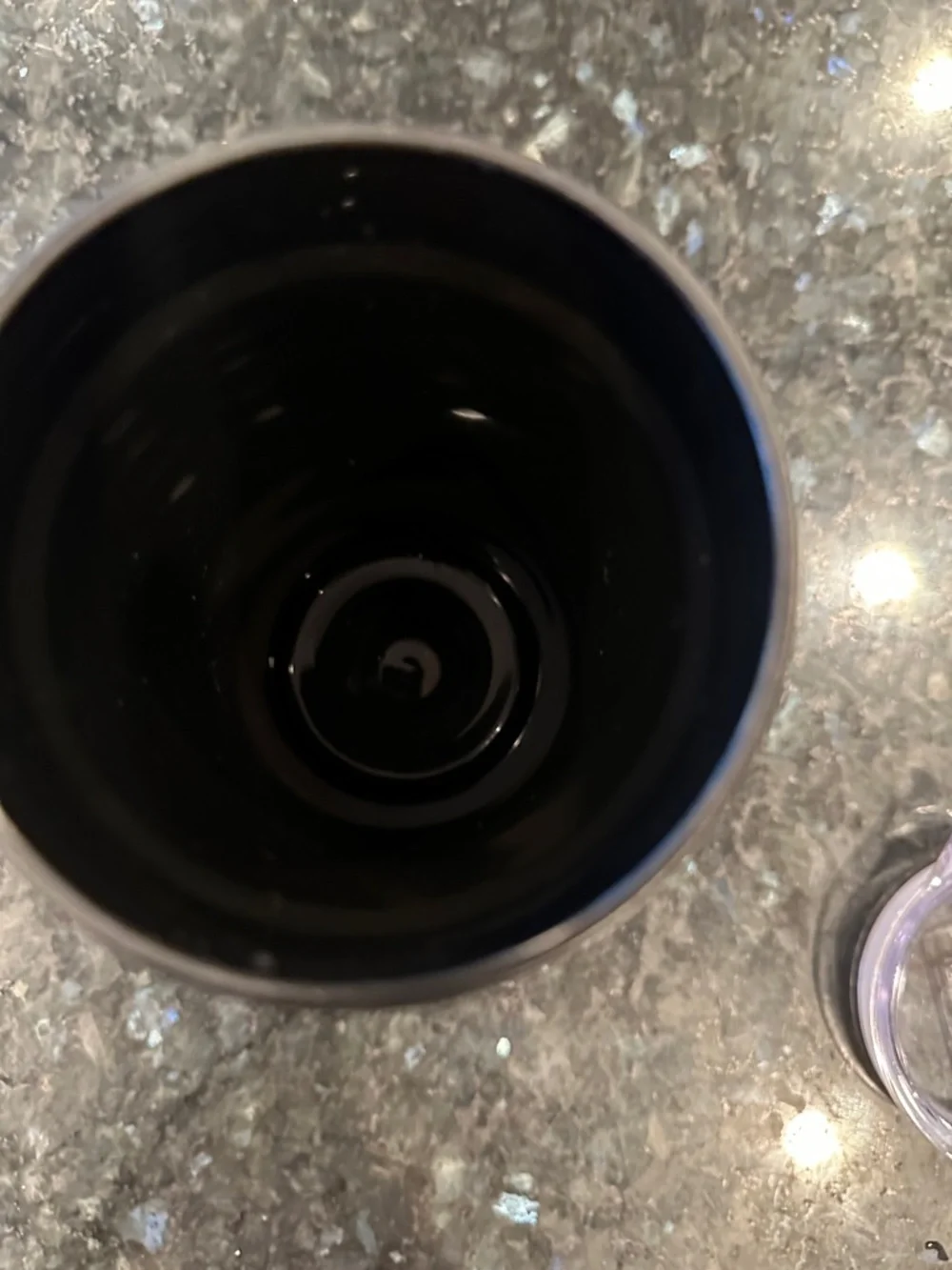 NM White Travel Tumbler with Gold Crest
